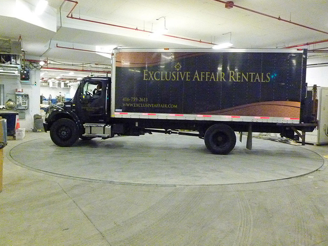 Safe Low-maintenance HGV Turntable