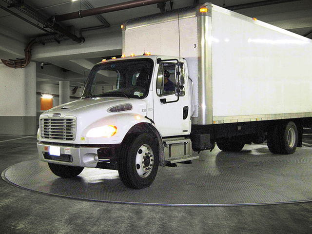 Heavy-Duty Lorry Turntable for Construction Sites