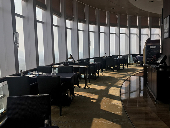 Revolving Restaurant in The Buildings