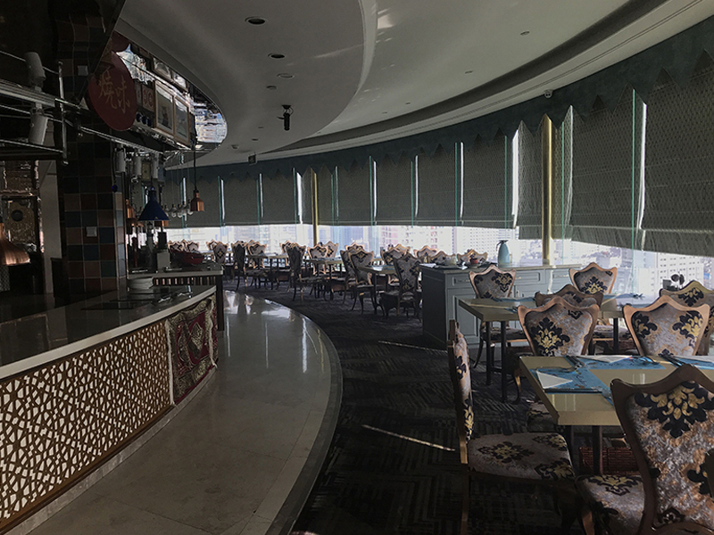 Revolving Restaurant in The Buildings