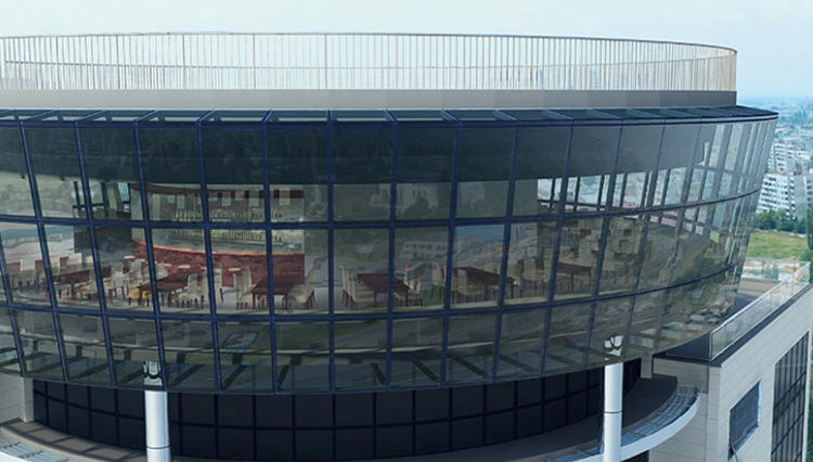 Media-Ready Revolving Restaurant for TV Towers