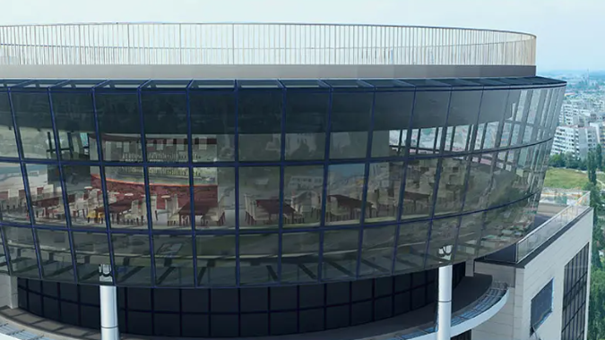 Revolving Restaurant Turntable with Panoramic Views