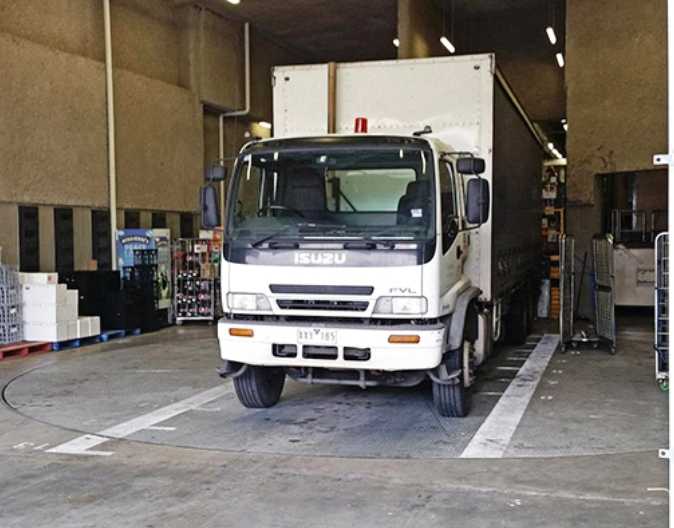 Maneuverable Efficient LGV Turntable Space-saving